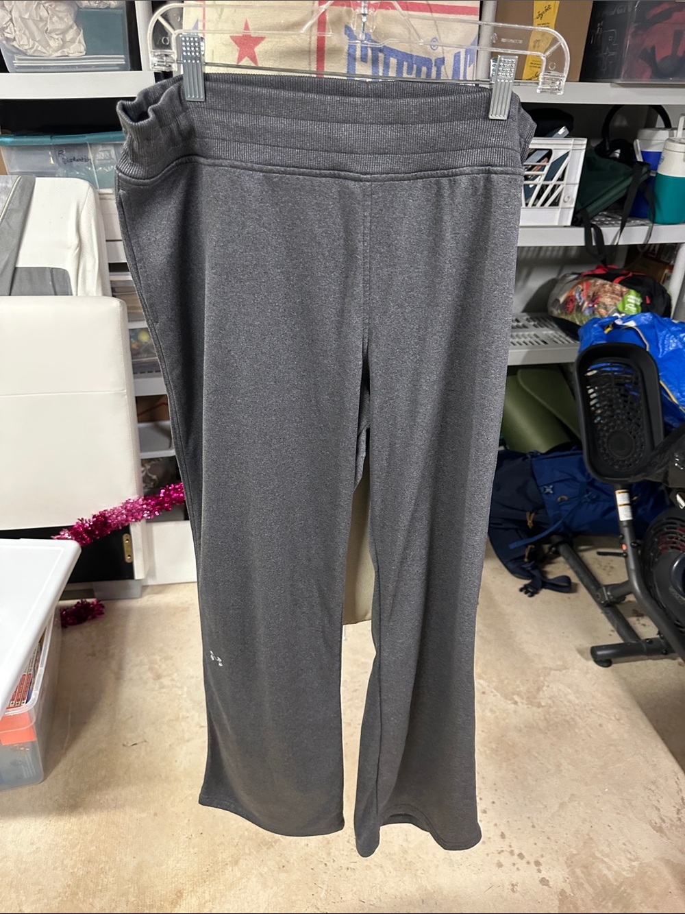 Under Armour Gray Women's Track Pants - Straight Leg Active Joggers